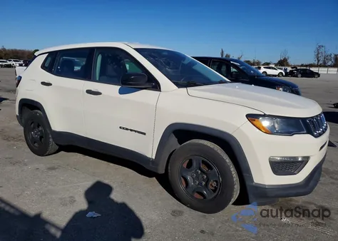 2018 Jeep Compass Sport z USA, uszkodzony, nr VIN 3C4NJCABXJT165367